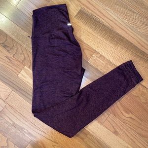 Burgundy Aerie leggings
